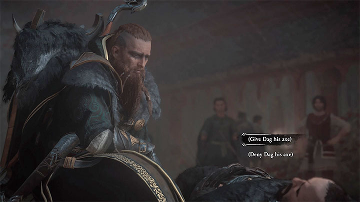 Musisz pokonać Daga i konfrontacja ta traktowana jest jako pojedynek z bossem - Assassins Creed Valhalla: Czy dać topór Dagowi? - Assassins Creed Valhalla - poradnik do gry