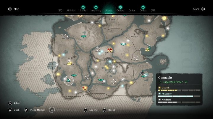 7 - AC Valhalla Gniew Druidów: Mapa ukrycia skarbu - Connacht, sekrety, lokacje - Assassins Creed Valhalla - poradnik do gry