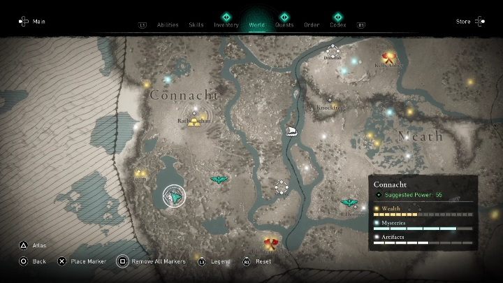 2 - AC Valhalla Gniew Druidów: Przeklęty symbol - Connacht, sekrety, lokacje - Assassins Creed Valhalla - poradnik do gry