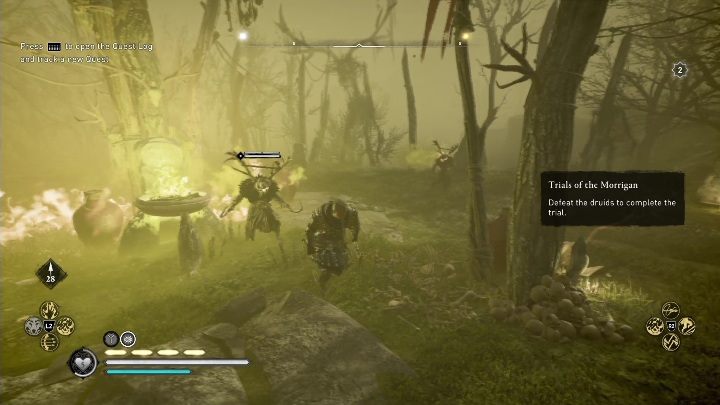 Aby ukończyć tę aktywność poboczną musicie zabić przeciwników - AC Valhalla Gniew Druidów: Próby Morgany - Connacht, sekrety, lokacje - Assassins Creed Valhalla - poradnik do gry