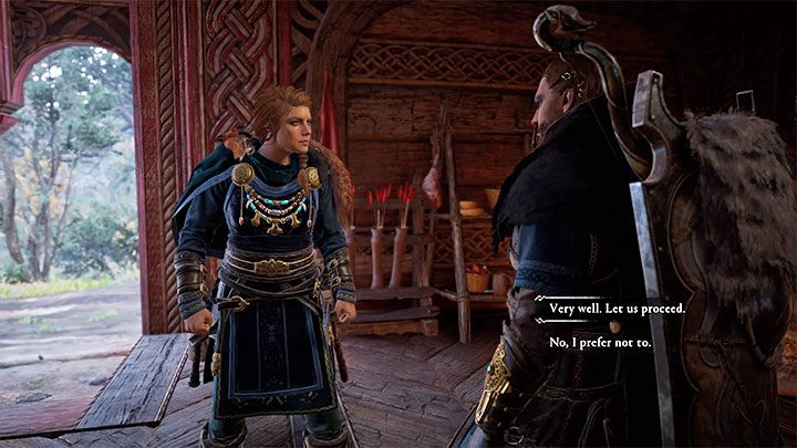 Po otrzymaniu podziękowań od Magniego Randvi zaproponuje wzięcie udziału w zawodach pijackich - Assassins Creed Valhalla: Randvi - romans - Assassins Creed Valhalla - poradnik do gry