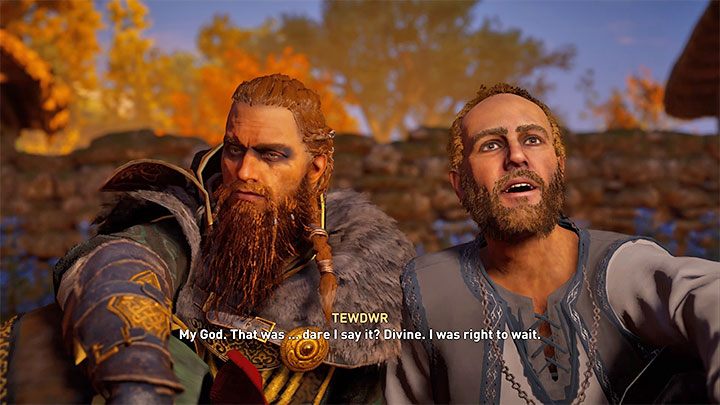 Załączy się scena z całowania się z Tewdwrem - Assassins Creed Valhalla: Tewdwr - romans - Assassins Creed Valhalla - poradnik do gry