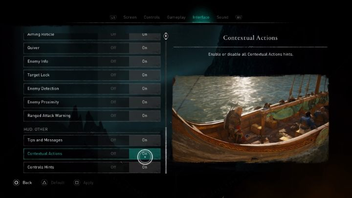 W ostatniej sekcji ustawień interfejsu w Assassins Creed Valhalla możesz wyłączyć wszelkie podpowiedzi w postaci wskazówek, wiadomości i informacji, jakie przycisku należy wykonać w danej czynności (np - Assassins Creed Valhalla: Czy można ograniczyć HUD? - Assassins Creed Valhalla - poradnik do gry