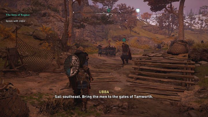 Po spotkaniu udaj się na rozmowę z Ubbą - znajdziesz go przy porcie - Assassins Creed Valhalla: Synowie Ragnara/The Sons of Ragnar - solucja - Assassins Creed Valhalla - poradnik do gry