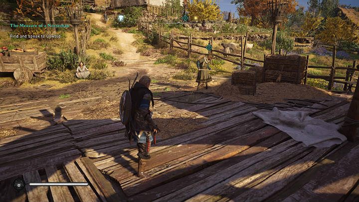 Oswalda znajdziesz w porcie Elmenham - Assassins Creed Valhalla: Na miarę wikinga/The Measure of a Norseman - solucja - Assassins Creed Valhalla - poradnik do gry