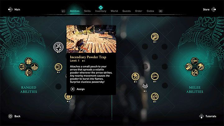Dodatkowa uwaga - Zanim zajmiesz się zbadaniem kryjówki asasynów pozyskaj zdolność Pułapka z zapalającym pyłem - Incendiary Powder Trap - Assassins Creed Valhalla: Lunden - Londinium Assassin Bureau - Assassins Creed Valhalla - poradnik do gry