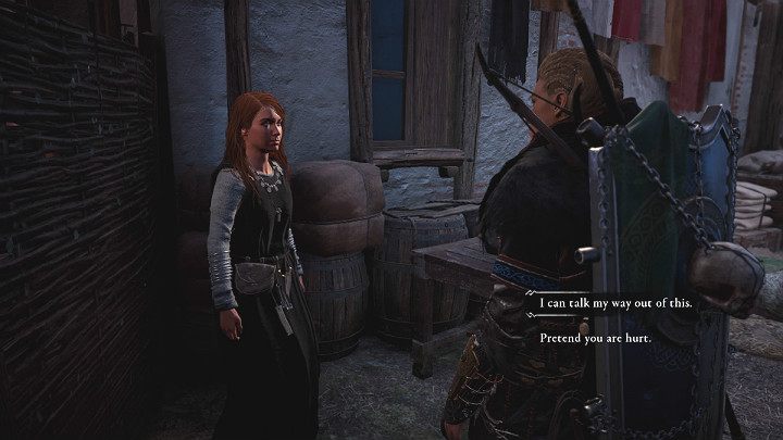 Problem z rozwścieczonym tłumem możesz rozwiązać na dwa sposoby - Assassins Creed Valhalla: Droga do Hamartii/Road to Hamartia - solucja - Assassins Creed Valhalla - poradnik do gry