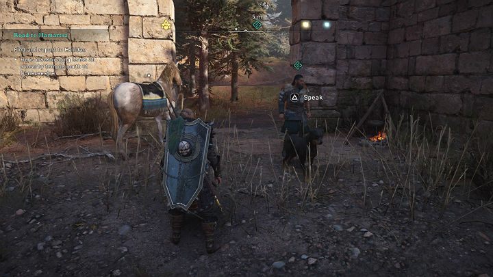 Udaj się do pobliskiej świątyni, na północ od Donecaestre, by porozmawiać z Halfdanem - Assassins Creed Valhalla: Droga do Hamartii/Road to Hamartia - solucja - Assassins Creed Valhalla - poradnik do gry