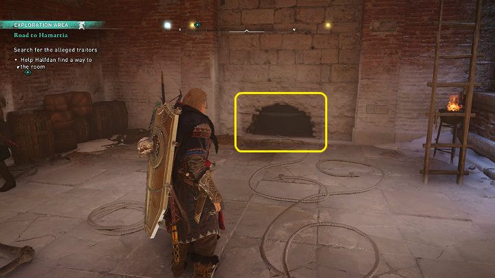 Prześliźnij się przez dziurę w ścianie, a następnie zanurkuj, by przepłynąć do dalszej części podziemnego kompleksu - Assassins Creed Valhalla: Droga do Hamartii/Road to Hamartia - solucja - Assassins Creed Valhalla - poradnik do gry