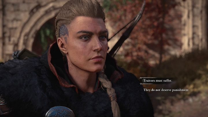 Na zewnątrz trafisz na Ulfa i jego bandę - Assassins Creed Valhalla: Droga do Hamartii/Road to Hamartia - solucja - Assassins Creed Valhalla - poradnik do gry