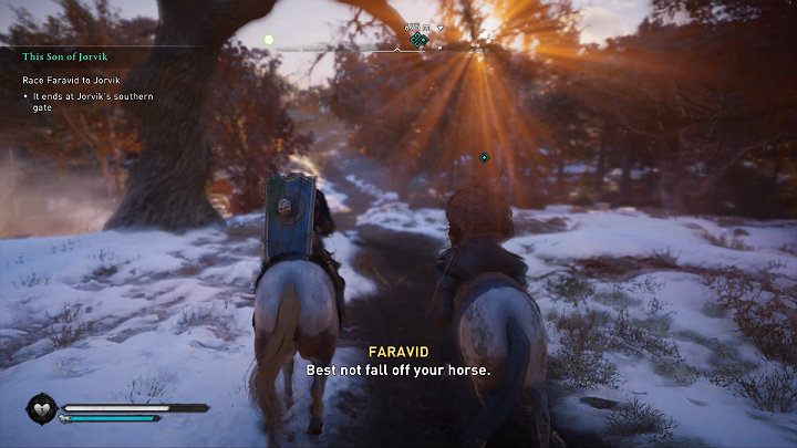 Faravid wyzywa Eivora na pijacki wyścig do Jorvik - Assassins Creed Valhalla: Syn Jorvik/This Son of Jorvik - solucja, opis przejścia - Assassins Creed Valhalla - poradnik do gry