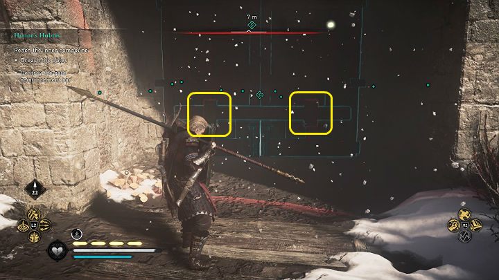 Wdrap się na mury, a następnie przeskocz na drugą stronę - Assassins Creed Valhalla: Honor i pycha/Honors Hubris - solucja, opis przejścia - Assassins Creed Valhalla - poradnik do gry