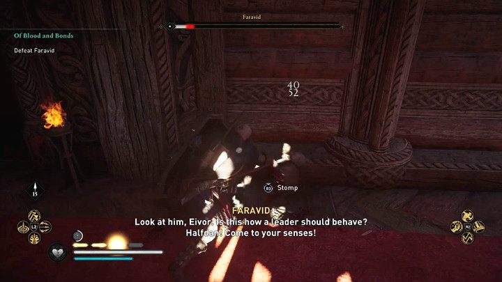 Gdy uda Ci się pokonać Faravida nie będziesz mógł go dobić lecz podprowadzisz go do Halfdana i rzucisz na kolana, by ten go osądził - Assassins Creed Valhalla: Faravid - boss, jak pokonać? - Assassins Creed Valhalla - poradnik do gry