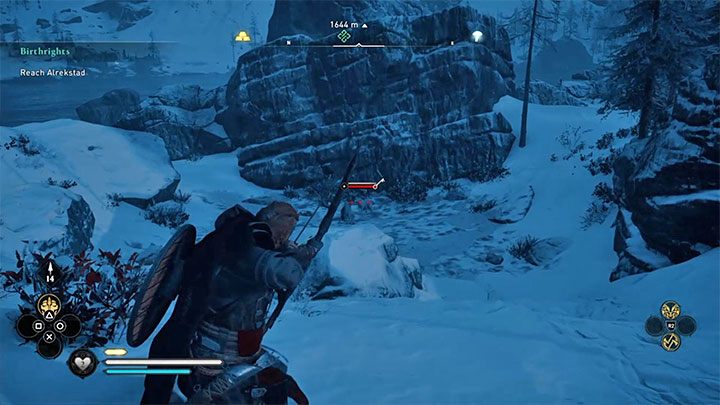 Ślady doprowadzą cię do legowiska wilków pokazanego na powyższych obrazkach - Assassins Creed Valhalla: Gdzie znaleźć klucz do Opuszczonej chacie? - Assassins Creed Valhalla - poradnik do gry