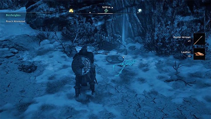 Po walkach zbadaj szkielet, dzięki czemu znajdziesz klucz - Assassins Creed Valhalla: Gdzie znaleźć klucz do Opuszczonej chacie? - Assassins Creed Valhalla - poradnik do gry