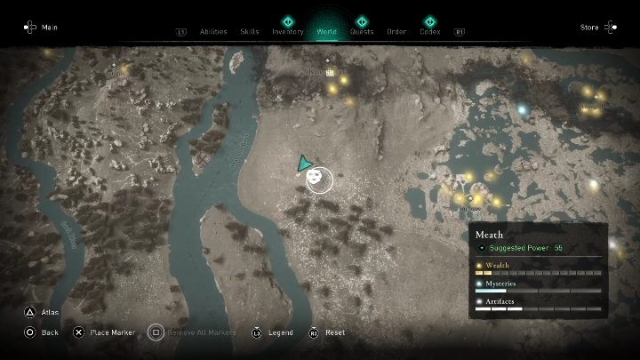 Maskę znajdziecie we wschodniej części regionu - AC Valhalla Gniew Druidów: Artefakt Ui Neilla - Meath, sekrety, lokacje - Assassins Creed Valhalla - poradnik do gry