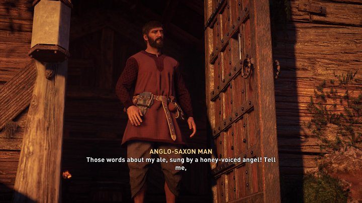 Te słowa w końcu trafią do serca mężczyzny i otworzy drzwi przed swoją adoratorką - Assassins Creed Valhalla: Dzieje Cordibusa Żałosnego - solucja, opis przejścia - Assassins Creed Valhalla - poradnik do gry