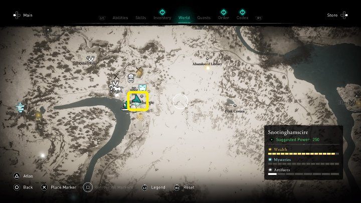 W miejscu zaznaczonym na powyższym obrazku spotkasz grupkę dzieci, które urządziły zebranie, na którym będą przegłosowywać kilka kwestii - Assassins Creed Valhalla: Dziecięcy althing - solucja, opis przejścia - Assassins Creed Valhalla - poradnik do gry