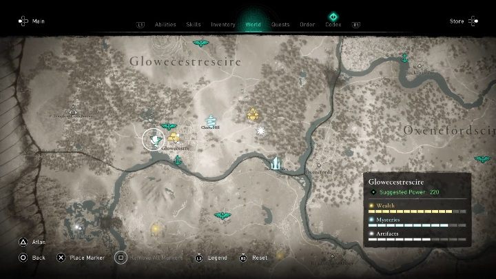 Lokacja: Kartkę znajdziesz w Glowecestre - Assassins Creed Valhalla: Karta niesiona wiatrem - Glowecestrescire, sekrety - Assassins Creed Valhalla - poradnik do gry