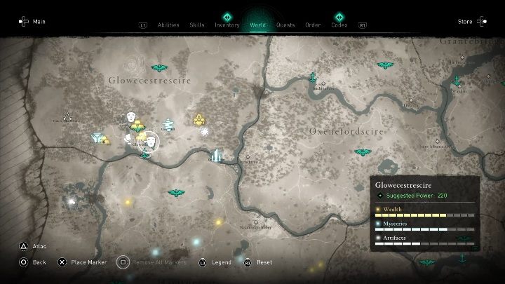 Maskę znajdziesz w Glowecestre - Assassins Creed Valhalla: Rzymski artefakt - Glowecestrescire, sekrety, lokacje - Assassins Creed Valhalla - poradnik do gry