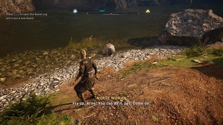 Zadanie to możesz zakończy na dwa sposoby - Assassins Creed Valhalla: Szybujący nielot/Flight of Fancy - solucja - Assassins Creed Valhalla - poradnik do gry