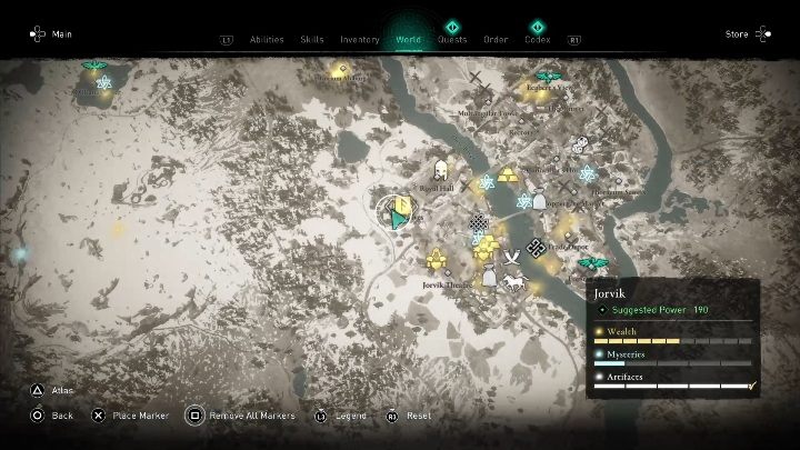 Umiejętność Gniew Helheimu znajdziesz na południowo zachodnim krańcu miasta - Assassins Creed Valhalla: Zdolności - Jorvik, sekrety, lokacje - Assassins Creed Valhalla - poradnik do gry