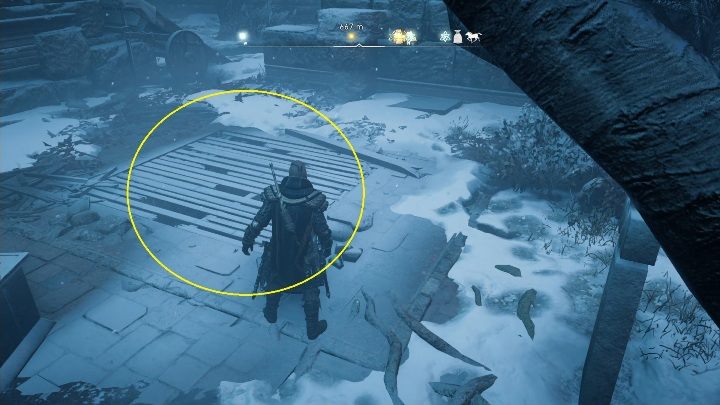Zacznijmy od tego, że musisz zniszczyć deski w podłodze, aby dostać się do zamkniętego pomieszczenia - Assassins Creed Valhalla: Wyposażenie - Jorvik, sekrety, lokacje - Assassins Creed Valhalla - poradnik do gry