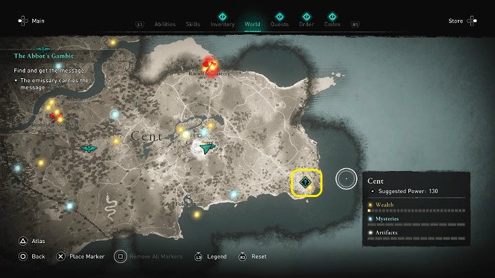 Goniec kierował się na białe wybrzeże na południowym wschodzie, do twierdzy Dover - Assassins Creed Valhalla: Gambit opata/The Abbots Gambit - solucja - Assassins Creed Valhalla - poradnik do gry