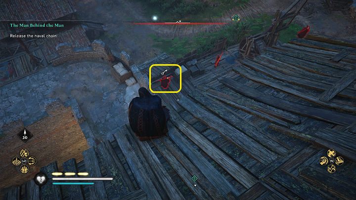 By się tam dostać będziesz potrzebować klucz, który trzyma przy sobie jeden ze strażników - Assassins Creed Valhalla: Kto pociąga za sznurki - solucja, opis przejścia - Assassins Creed Valhalla - poradnik do gry