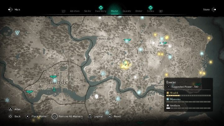Umiejętność tę znajdziesz w południowej części mapy - Assassins Creed Valhalla: Zdolności - Essexe, sekrety, lokacje - Assassins Creed Valhalla - poradnik do gry