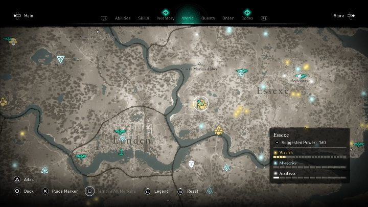 Ten płaszcz otrzymasz na południowo zachodniej części regionu - Assassins Creed Valhalla: Wyposażenie - Essexe, sekrety, lokacje - Assassins Creed Valhalla - poradnik do gry