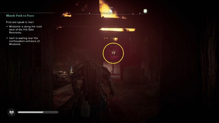 Z kluczem wróć do domku, w którym świeci się totem - Assassins Creed Valhalla: Przeklęty symbol - Sciropescire, sekrety, lokacje - Assassins Creed Valhalla - poradnik do gry