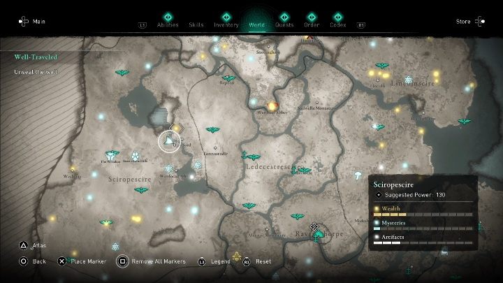 Czwarta stronę sagi znajdziesz w mieście Quartford - Assassins Creed Valhalla: Fragment sagi Rigsogur - Sciropescire, sekrety - Assassins Creed Valhalla - poradnik do gry