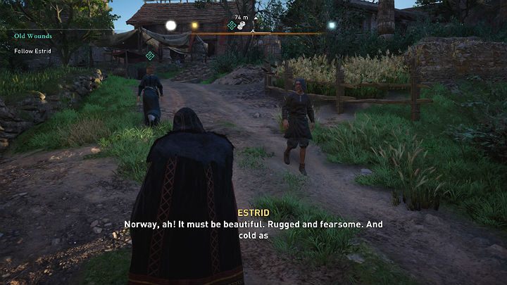 Idź za Estrid, by porozmawiać z kapitanem statku, Rollo, który zabierze kobietę do Francji - Assassins Creed Valhalla: Dawne rany/Old Wounds - solucja, opis przejścia - Assassins Creed Valhalla - poradnik do gry