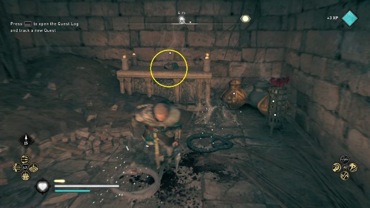 Gdy będziesz już w środku zobaczysz stado węży oraz maskę leżącą na stole - Assassins Creed Valhalla: Rzymski artefakt - Sciropescire, sekrety, lokacje - Assassins Creed Valhalla - poradnik do gry