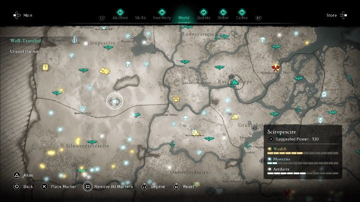 Maskę znajdziesz w południowej części lokacji - Assassins Creed Valhalla: Rzymski artefakt - Sciropescire, sekrety, lokacje - Assassins Creed Valhalla - poradnik do gry