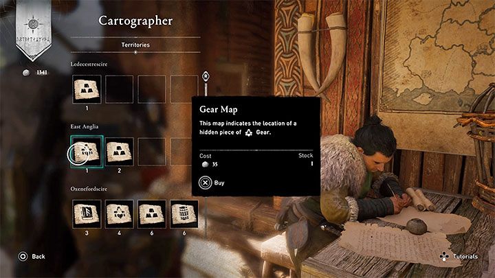 Podobne usługi do NPC-ów z pytajnikami oferuje też kartograf, któremu możesz wybudować chatkę w Kruczej Przystani - Assassins Creed Valhalla: Co oznacza pytajnik nad głową NPCa? - Assassins Creed Valhalla - poradnik do gry