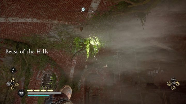 W ten sposób dotrzesz do zamkniętego obszaru, na którym stoczysz walkę z przeciwnikiem - Assassins Creed Valhalla: Legendarne zwierzę - Sciropescire, sekrety, lokacje - Assassins Creed Valhalla - poradnik do gry