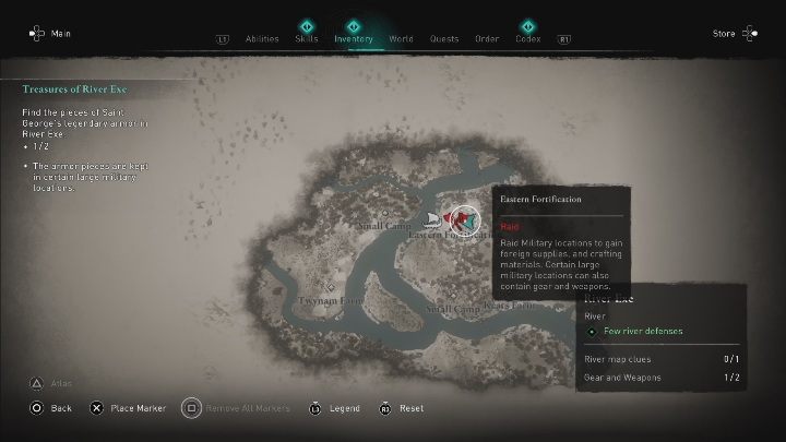 Obóz: Wschodnia fortyfikacja (Eastern Fortification) - Assassins Creed Valhalla: Skarby rzeczki Exe - solucja, Rzeczne Najazdy - Assassins Creed Valhalla - poradnik do gry