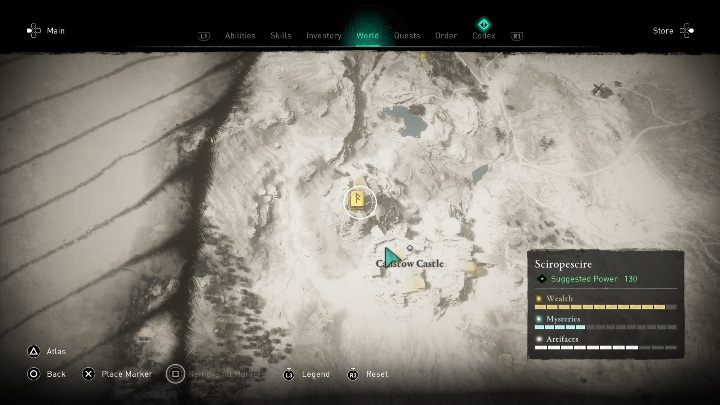 Umiejętność Furia toporów znajdziesz na południowo zachodnim krańcu mapy - Assassins Creed Valhalla: Zdolności - Sciropescire, sekrety, lokacje - Assassins Creed Valhalla - poradnik do gry