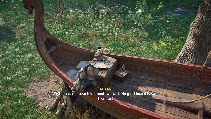 Saga znajduje się na łódce, koło której pracuje mężczyzna, który ma dla Ciebie misję poboczną - Assassins Creed Valhalla: Wszystkie Fragmenty sagi Rigsogur - Assassins Creed Valhalla - poradnik do gry