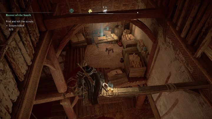 Saga znajduje się w budynku, na górnym piętrze - Assassins Creed Valhalla: Wszystkie Fragmenty sagi Rigsogur - Assassins Creed Valhalla - poradnik do gry