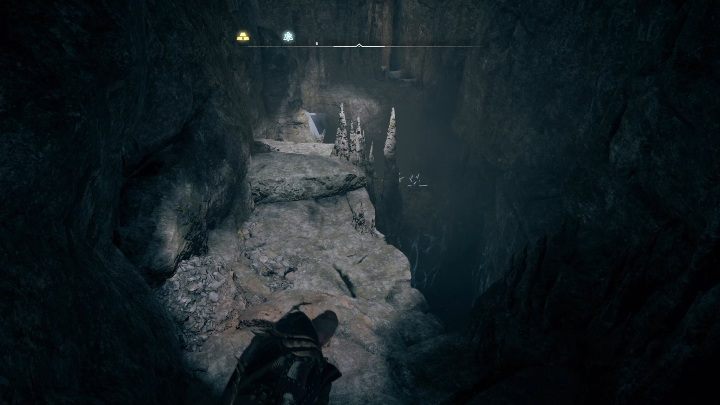 Gdy dotrzesz w okolice przedstawione na screenie zobaczysz ogromną jaskinię, w której spędzisz minimum kilka minut na samej eksploracji - Assassins Creed Valhalla: Excalibur - jak zdobyć? - Assassins Creed Valhalla - poradnik do gry