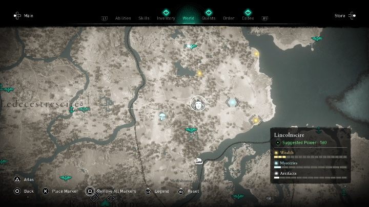 Maskę w regionie Lincolnscire znajdziesz na południe od Whisby - Assassins Creed Valhalla: Rzymski artefakt - Lincolnscire, sekrety, lokacje - Assassins Creed Valhalla - poradnik do gry