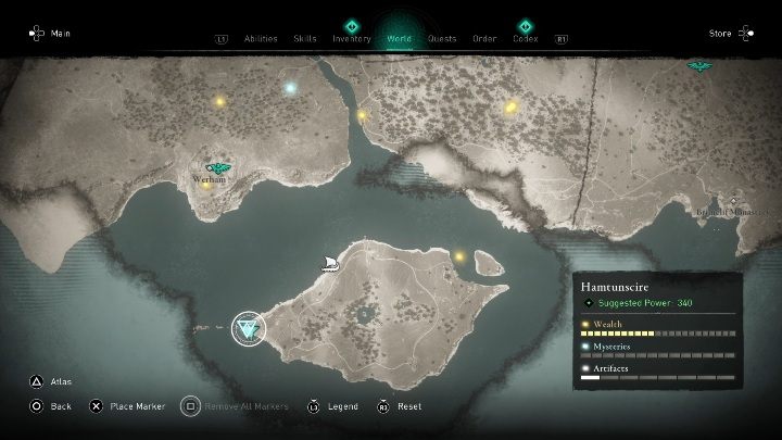 Lokalizacja: Anomalia Animusa znajdziesz w południowej części regionu, na wyspie - Assassins Creed Valhalla: Anomalie Animusa - Hamtunscire, sekrety, lokacje - Assassins Creed Valhalla - poradnik do gry
