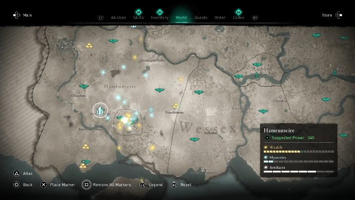 Głazy znajdziesz we na zachód od Wincestre - Assassins Creed Valhalla: Głazy - Hamtunscire, sekrety, lokacje - Assassins Creed Valhalla - poradnik do gry