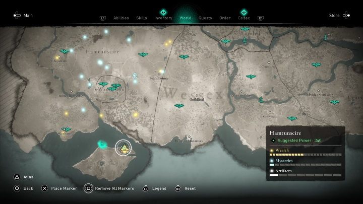 Tę skrzynię znajdziesz na wyspie położonej w południowej części regionu - Assassins Creed Valhalla: Wyposażenie - Hamtunscire, sekrety, lokacje - Assassins Creed Valhalla - poradnik do gry
