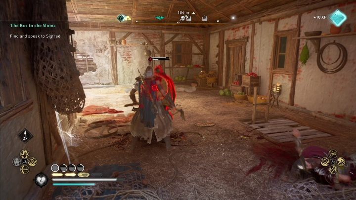 W mieszkaniu czeka Was walka z dwoma żołnierzami - AC Valhalla Oblężenie Paryża: The King of Rats - solucja, Paryż - Assassins Creed Valhalla - poradnik do gry