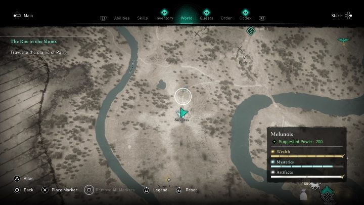 Ołtarz ofiarny znajdziecie we wschodniej części regionu, pomiędzy rzekami - AC Valhalla Oblężenie Paryża: Ołtarz ofiarny, Melunois - sekrety, lokacje - Assassins Creed Valhalla - poradnik do gry