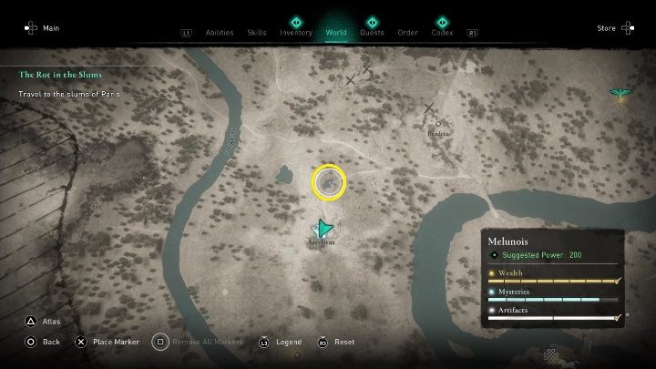 3 - AC Valhalla Oblężenie Paryża: Ołtarz ofiarny, Melunois - sekrety, lokacje - Assassins Creed Valhalla - poradnik do gry